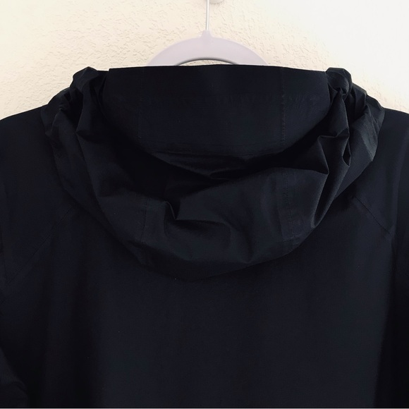 PATAGONIA Black Hooded Full Zip Windbreaker Water Resistant - Picture 8 of 12